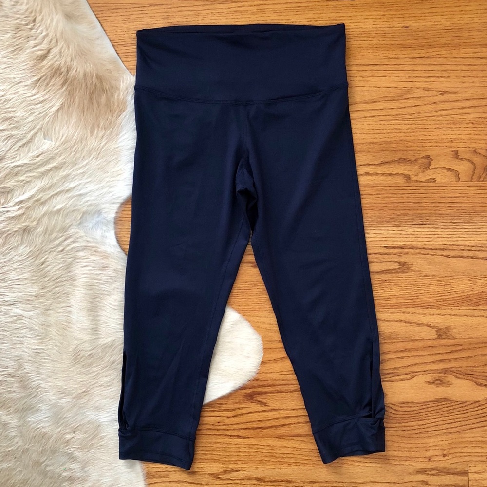 Navy Champion Capri Leggings - Picture 2 of 7